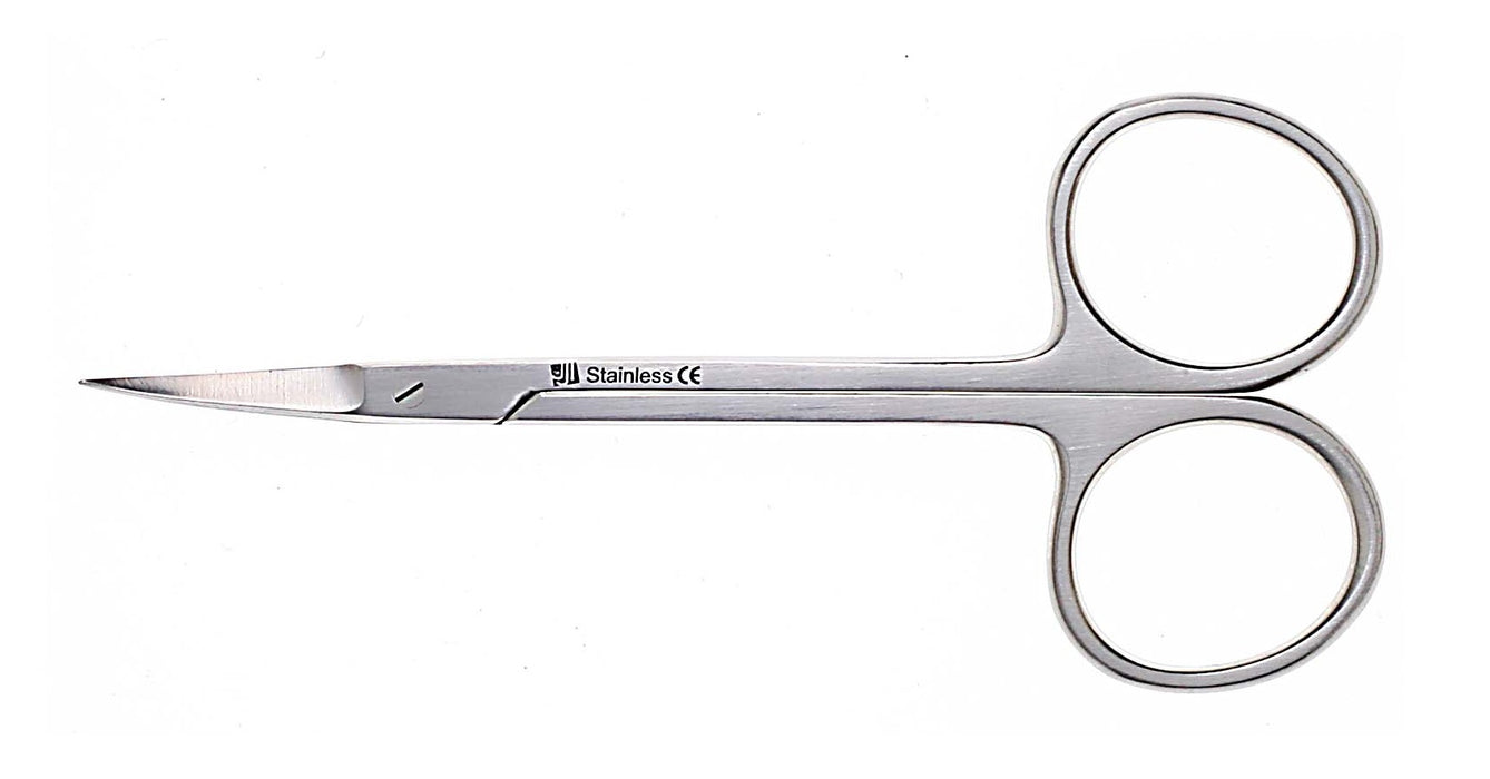 J&J Iris Scissors Curved 4.5" Ea