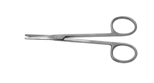 J&J Strabismus Scissors Straight 4.5" Ea