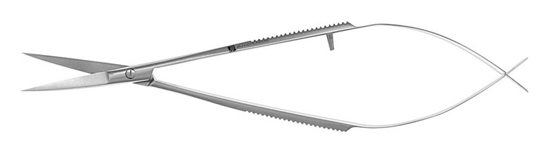 J&J Castroviejo Microsurgery Scissors Curved 4.75" Ea