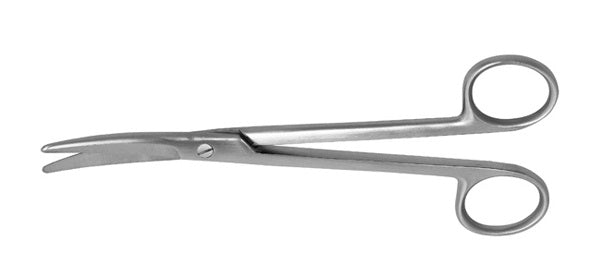J&J Mayo Scissors Curved 6.75" Ea