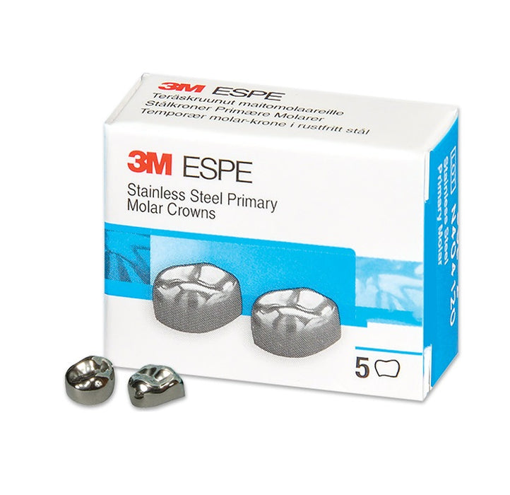 3M ESPE Stainless Steel Crowns Refill 1st Primary Molar Box/5