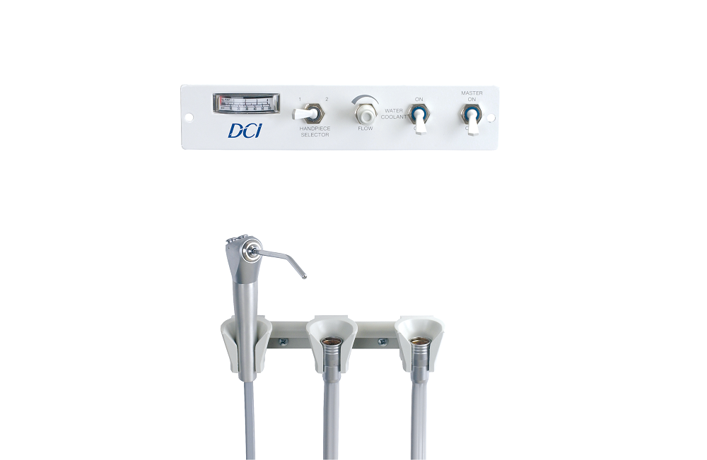 DCI Panel Mount Manual Control for 2 Handpieces White, 4400