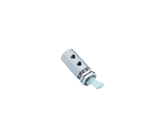 DCI Toggle Routing Selector Valve Hex Body 2-Way Gray, 7001