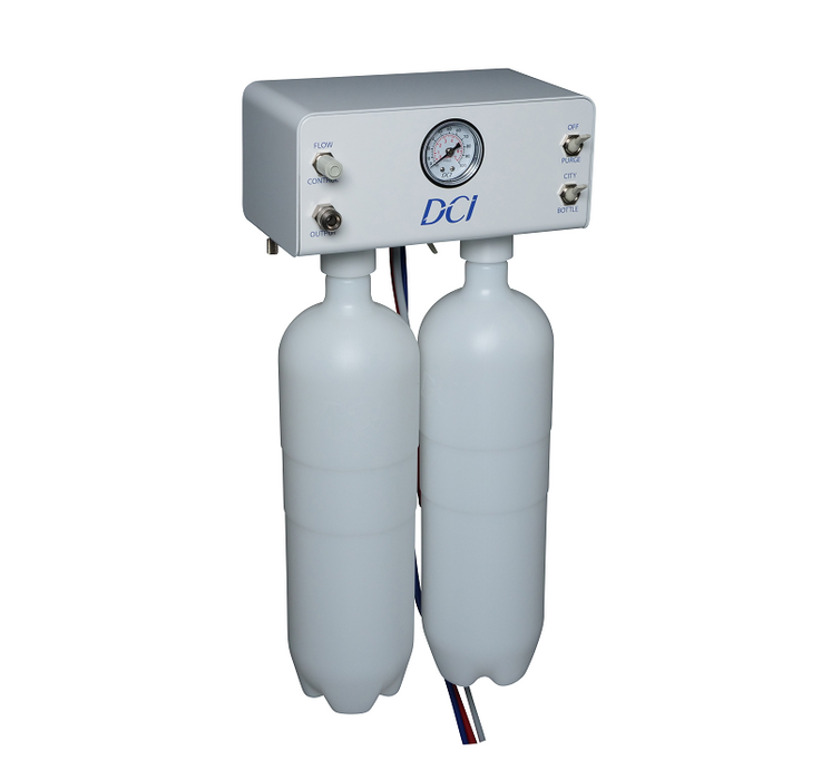 DCI Asepsis Self-Contained Deluxe Quick-Switch Dual Water System with 2 Liter Bottle, 8180QS