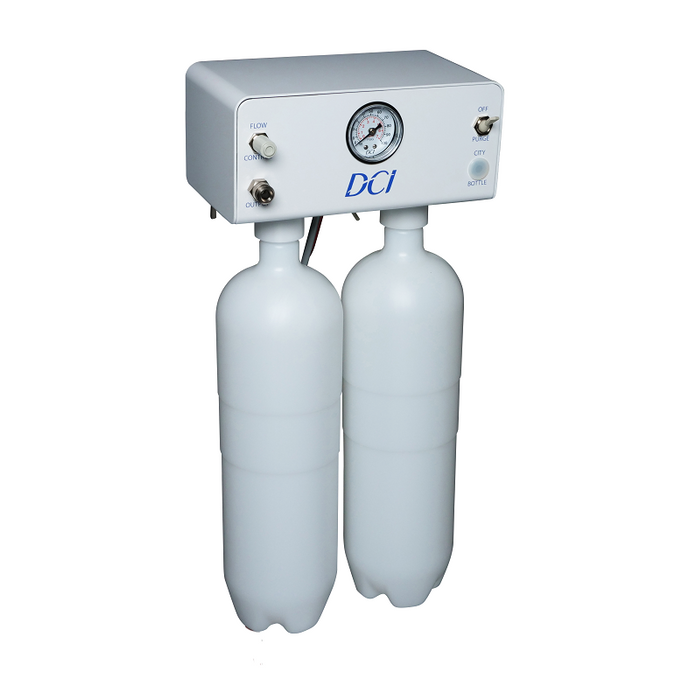 DCI Asepsis Self-Contained Deluxe Dual Water System with 2 Liter Bottle, 8180