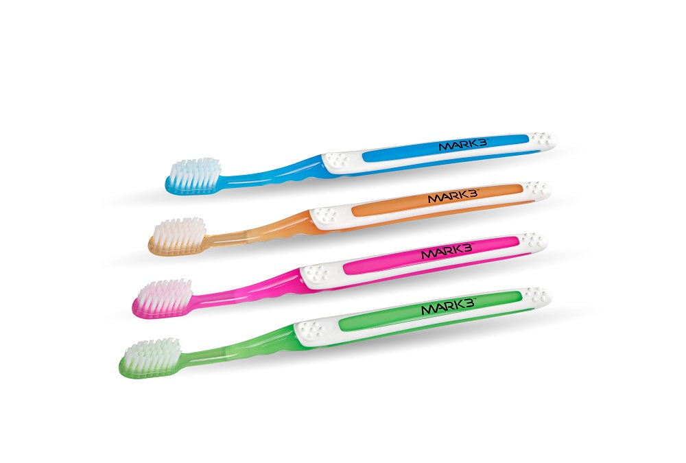 MARK3 Premium Adult Sensitive Compact Head Toothbrushes Box/72