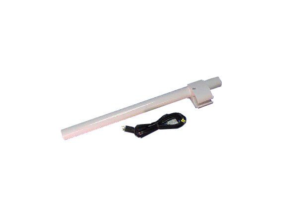 DCI Light Post Extension, 30" P&C Bushing and Clamp White, 8463