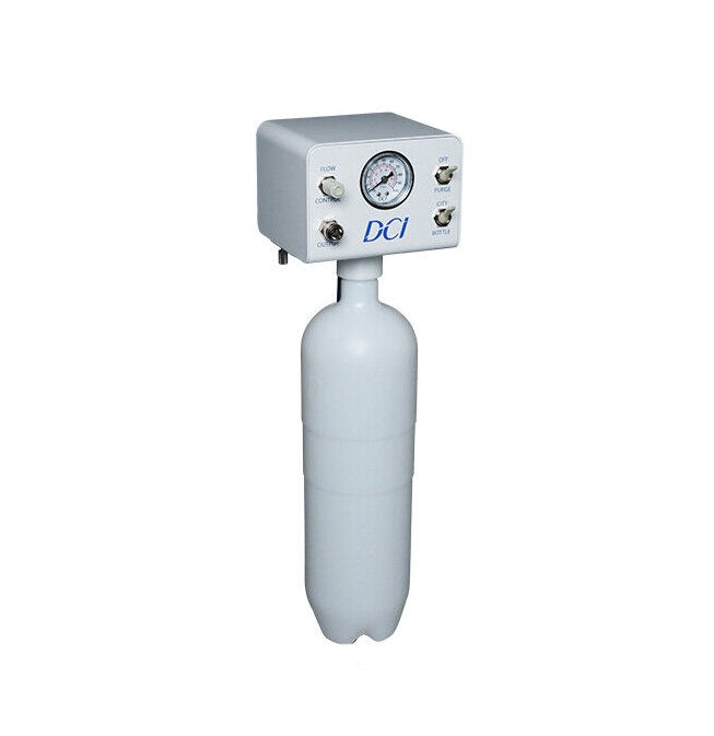 DCI Asepsis Self-Contained Deluxe Quick-Switch Single Water System w/ 2 Liter Bottle & 2" Clamp, 8928QS
