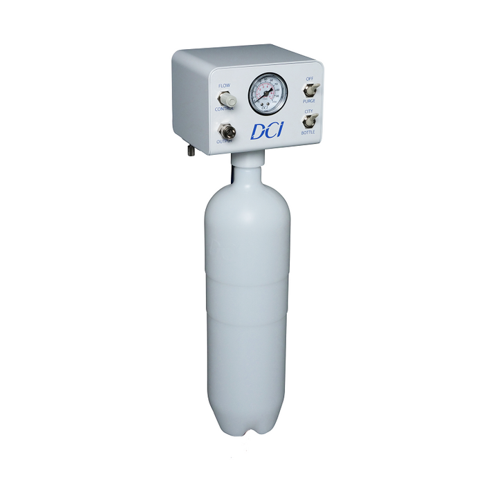 DCI Asepsis Self-Contained Deluxe Single Water System w/ 2 Liter Bottle & 2" Clamp, 8928