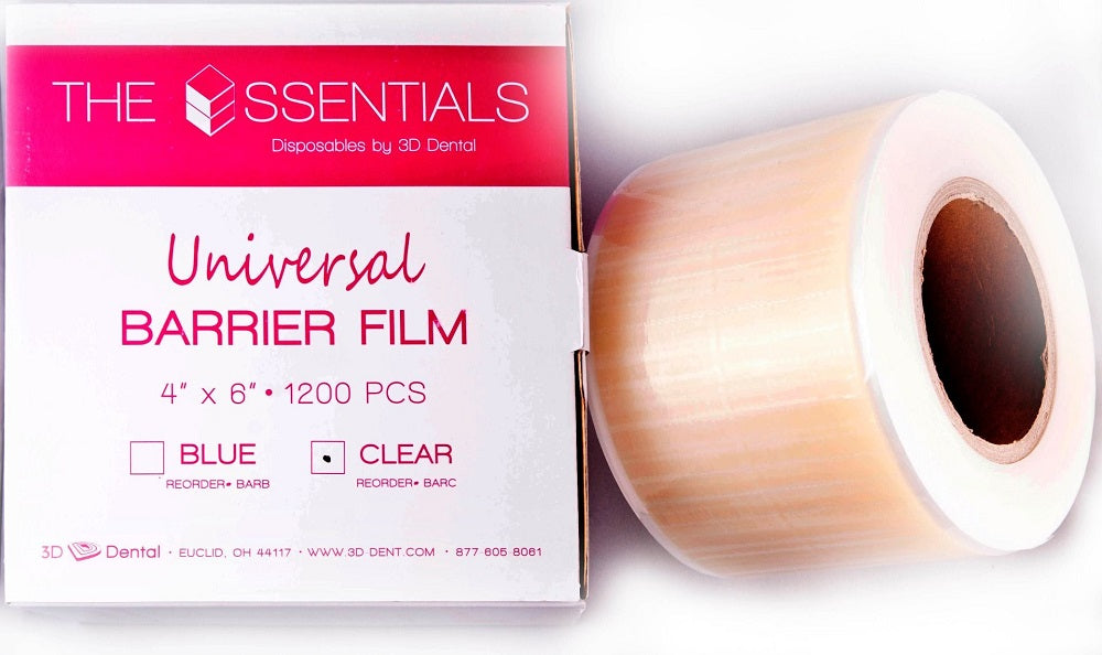 Essentials Barrier Film 4"x6" In Dispenser Roll/1200