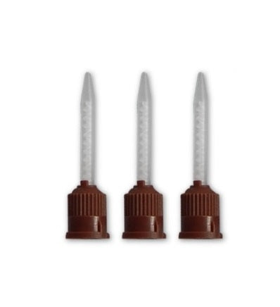 HP Long Temporary Cement Mixing Tips 1:1 Brown Pkg/30