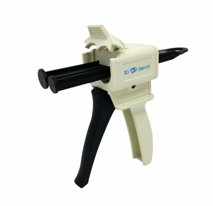 3D Dental Core Material Cartridge Dispensing Gun 25mL 1:1 / 2:1 Ea
