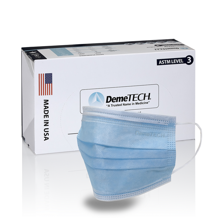DemeMASK Surgical Earloop Mask Level 3 Blue Box/50