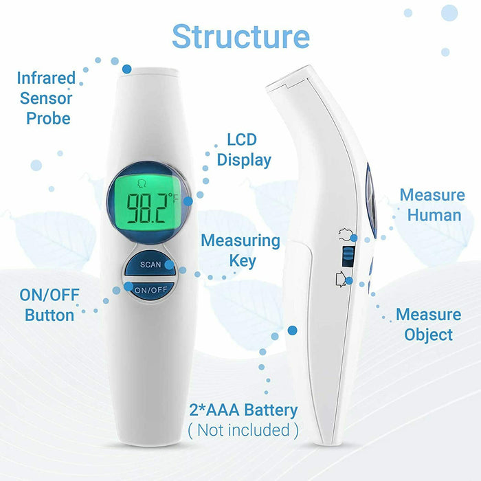 Jiacom FR800 Non-Contact Infrared Thermometer Ea