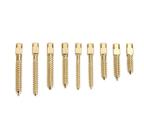 32Choice Gold Plated Screw Posts Box/12