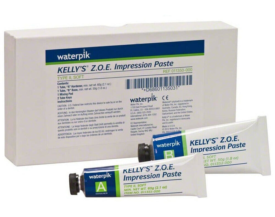Kelly's Z.O.E. Impression Paste Type II Soft Kit