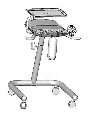 Flight Dental Systems A-Series Doctor's Cart, MC-1302F