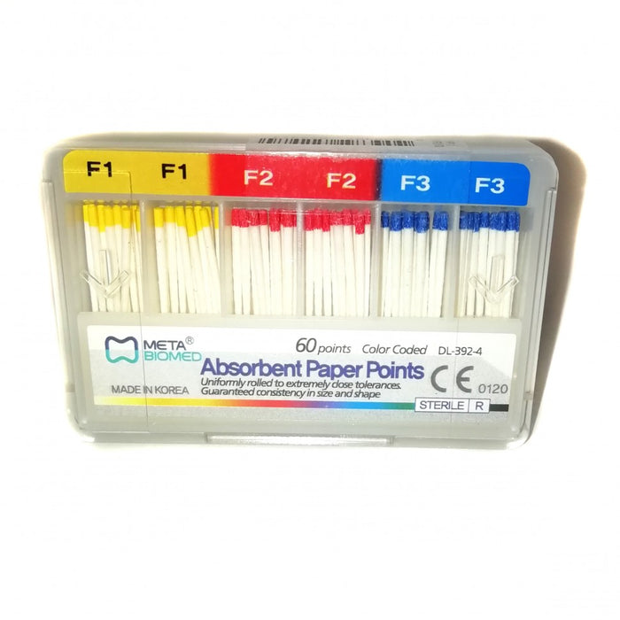 Meta Absorbent Paper Points Protaper Color Coded Box/60