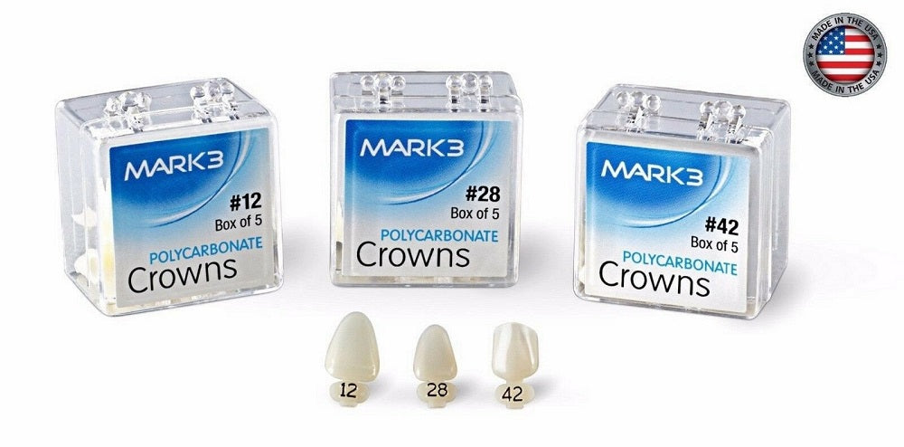 MARK3 Temporary Polycarbonate Crowns Box/5