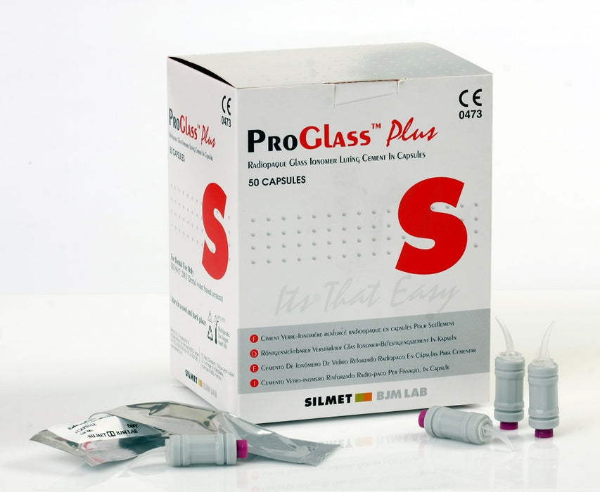 ProGlass Plus Luting Cement Capsules A3 Fast Set Box/50