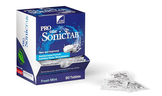 SonicTab Ultrasonic Enzymatic Tablets Fresh Mint Box/80