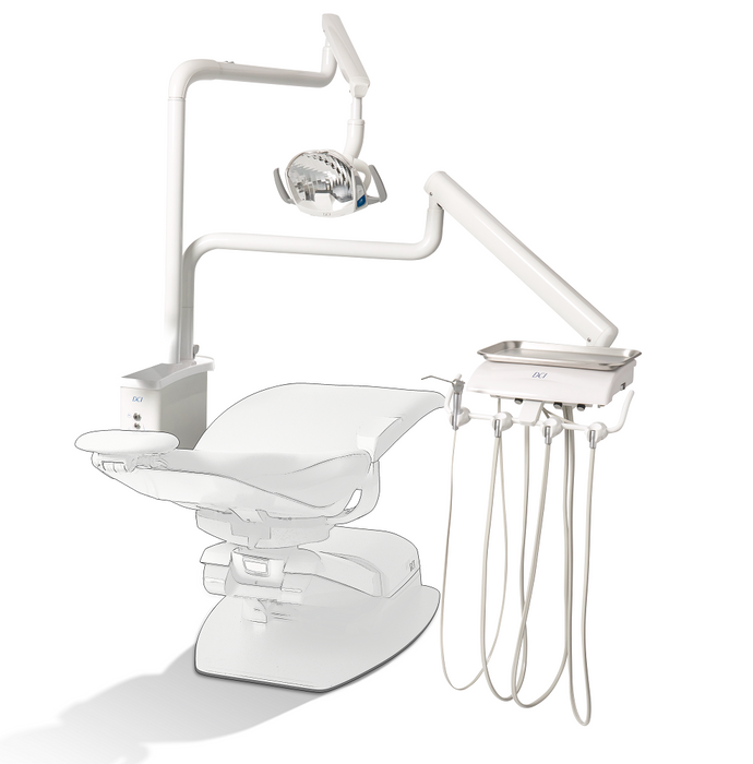 DCI Reliance Over the Patient Automatic Dental Unit with PMU White, RO4000