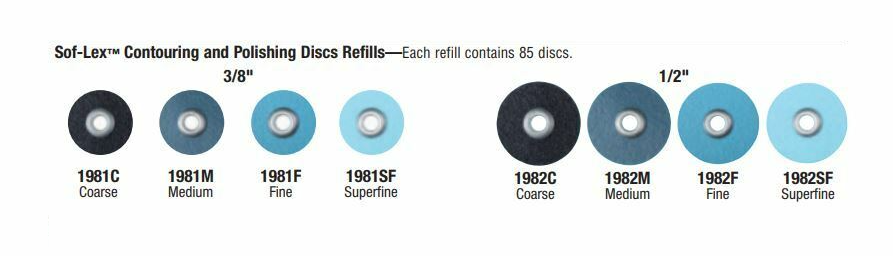 Sof-Lex Contouring & Polishing Discs Refill Pkg/85