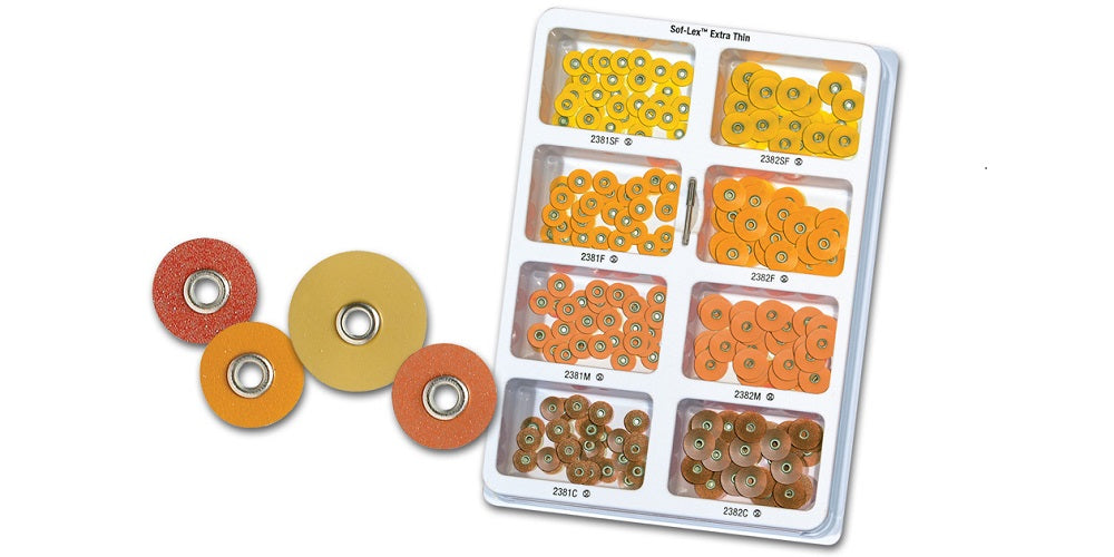 Sof-Lex Extra Thin Contouring & Polishing Discs Kit Box/240
