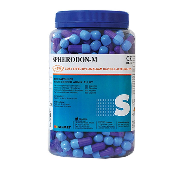 Spherodon-M High Copper Amalgam Alloy 45.5% Ag Jar/500