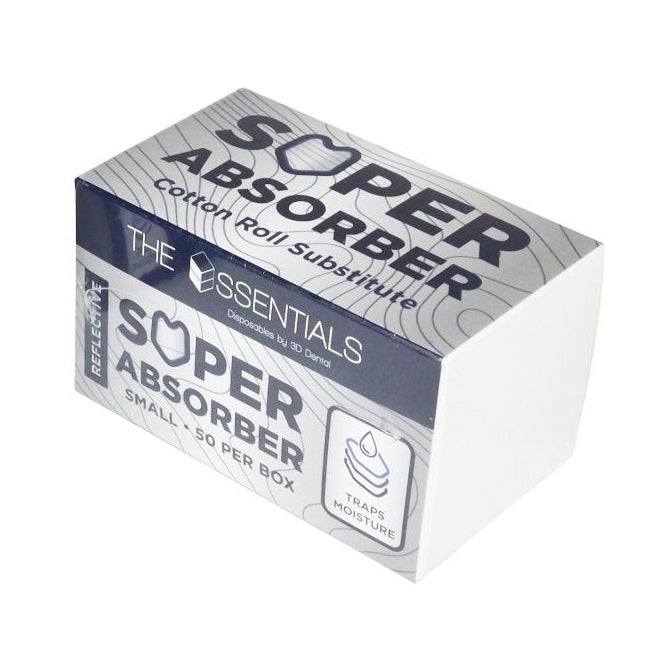 Essentials Super Absorber Reflective Cotton Roll Substitute Box/50
