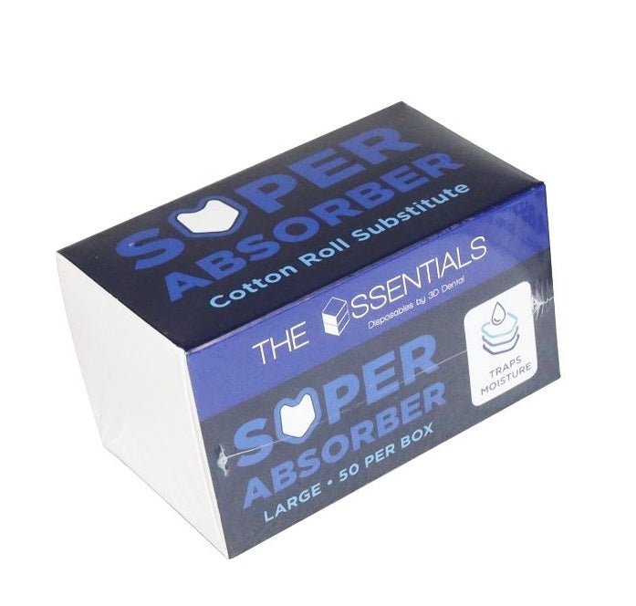 Essentials Super Absorber Regular Cotton Roll Substitute Box/50