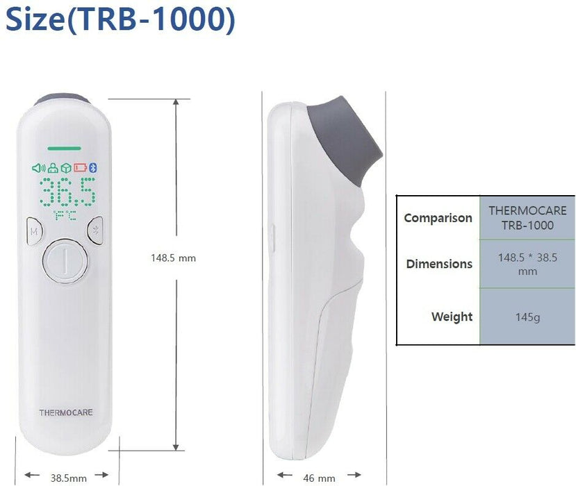 ThermoCare Digital Non-Contact Infrared Thermometer Ea