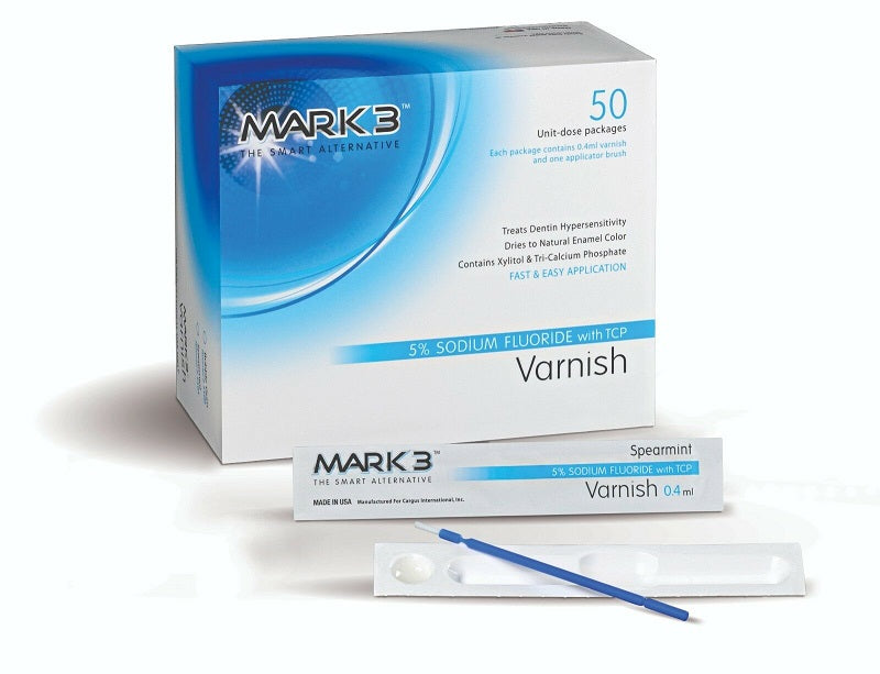 MARK3 Varnish 5% Sodium Fluoride w/ TCP Box/50