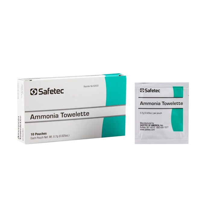 Safetec of America-62022 Respiratory Stimulant 15% - 30% Strength Towelette