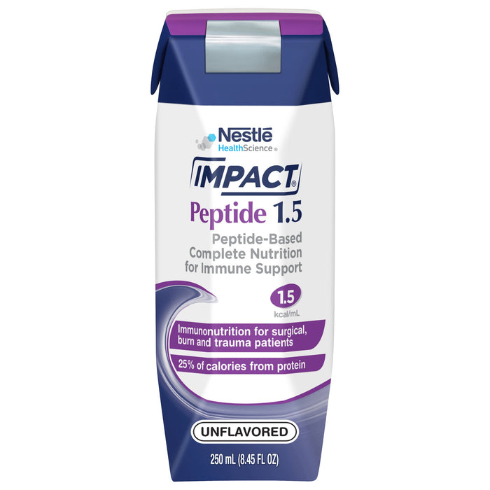 Nestle Healthcare Nutrition-10043900974009 Tube Feeding Formula Impact Peptide 1.5 8.45 oz. Carton Ready to Use Unflavored Adult