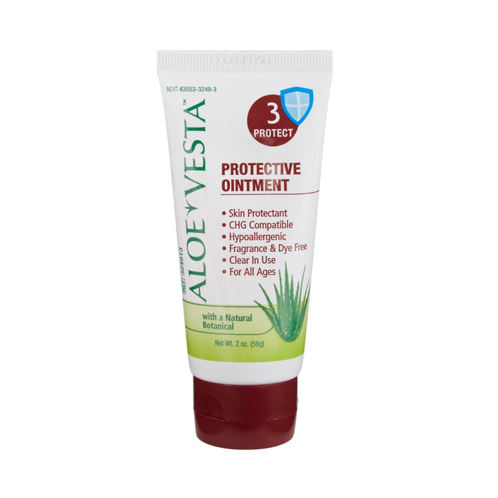 Medline-324913 Skin Protectant Aloe Vesta 2 oz. Tube Unscented Ointment CHG Compatible