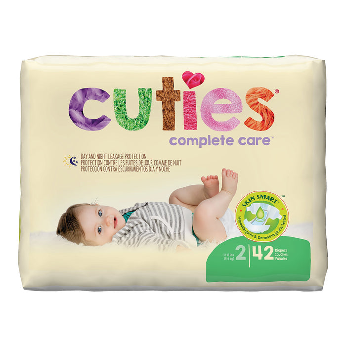 First Quality-CR2001 Unisex Baby Diaper Cuties Size 2 Disposable Heavy Absorbency
