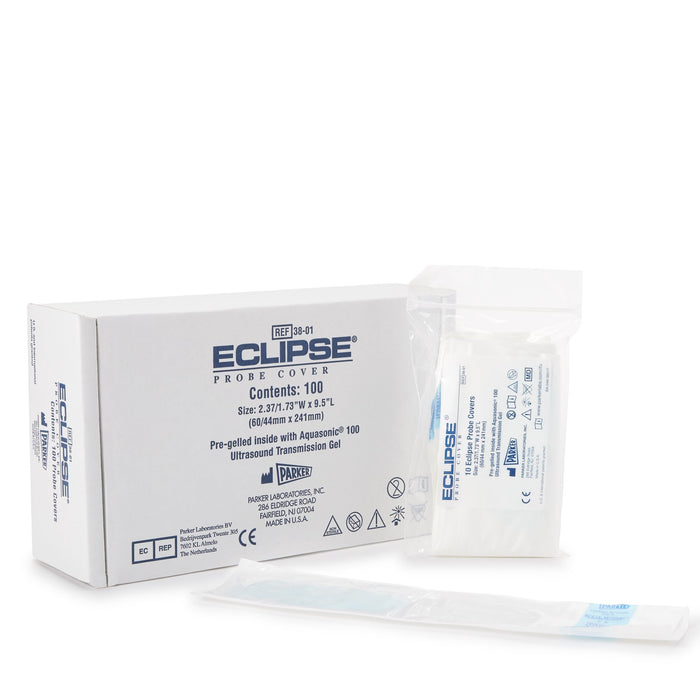 Parker Labs-38-01 Ultrasound Probe Cover Eclipse 1-3/4 X 9-1/2 Inch Polyisoprene NonSterile For use with Ultrasound Endocavity Probe