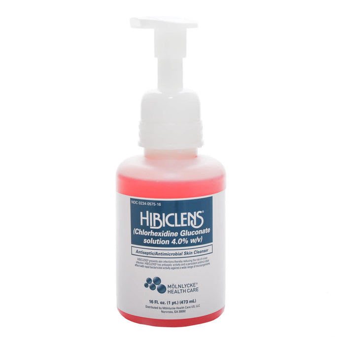 Molnlycke-57516 Antiseptic / Antimicrobial Skin Cleanser Hibiclens 16 oz. Pump Bottle 4% Strength CHG (Chlorhexidine Gluconate) NonSterile