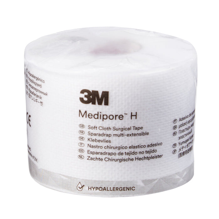 3M-2862 Medical Tape 3M Medipore H Perforated Soft Cloth 2 Inch X 10 Yard White NonSterile