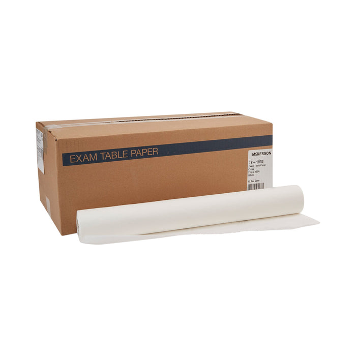 McKesson-18-1004 Table Paper 21 Inch Width White Crepe