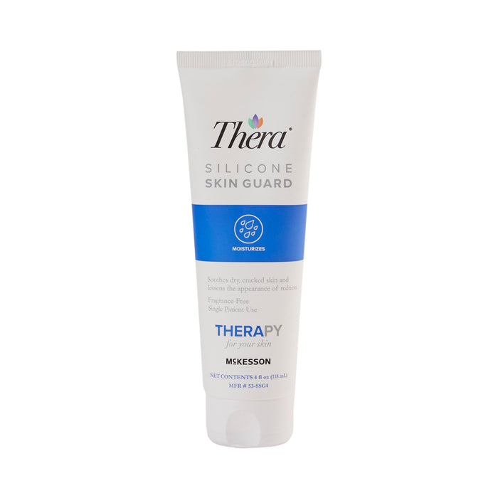 McKesson-53-SSG4 Skin Protectant Thera Silicone Skin Guard 4 oz. Tube Unscented Cream