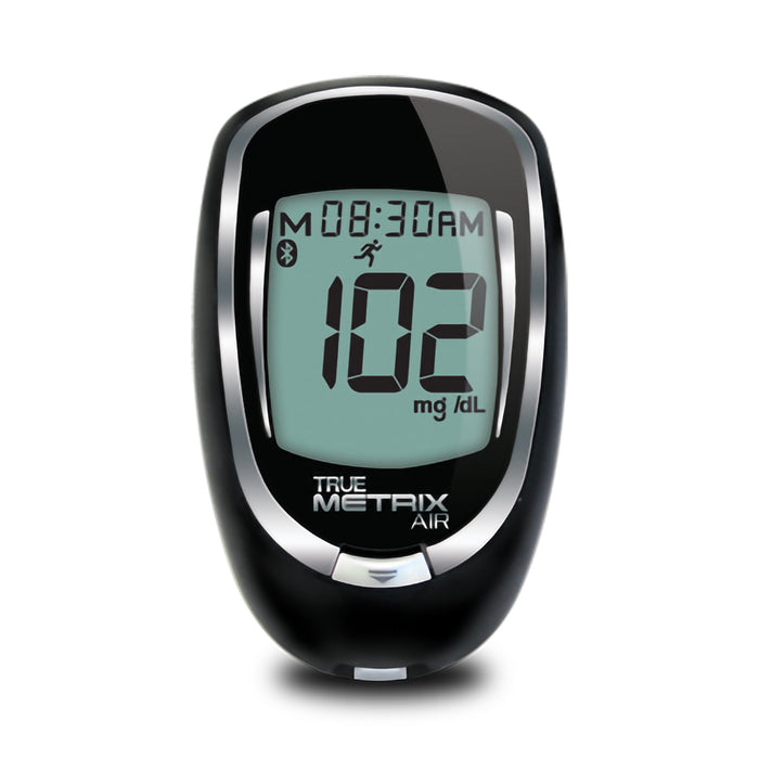 Nipro Diagnostics-RE4H01-40 Blood Glucose Meter True Metrix 4 Second Results Stores Up To 500 Results with Date and Time No Coding Required