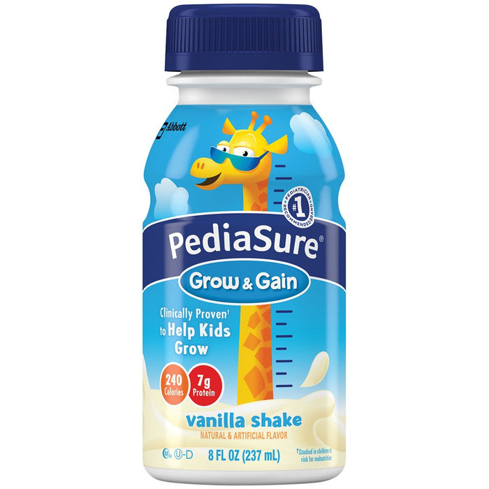 Abbott Nutrition-58049 Pediatric Oral Supplement PediaSure Grow & Gain Vanilla Flavor 8 oz. Bottle Ready to Use