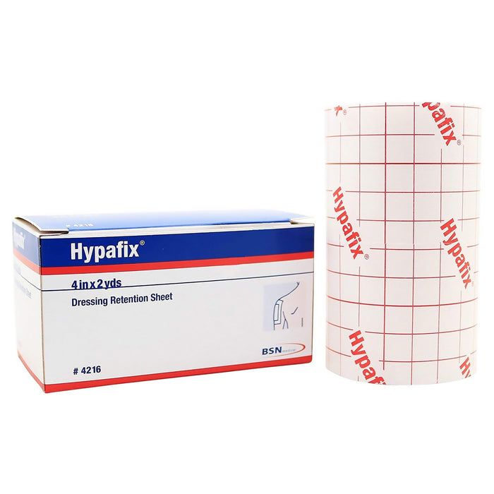 BSN Medical-4216 Dressing Retention Tape with Liner Hypafix Nonwoven Polyester 4 Inch X 2 Yard White NonSterile