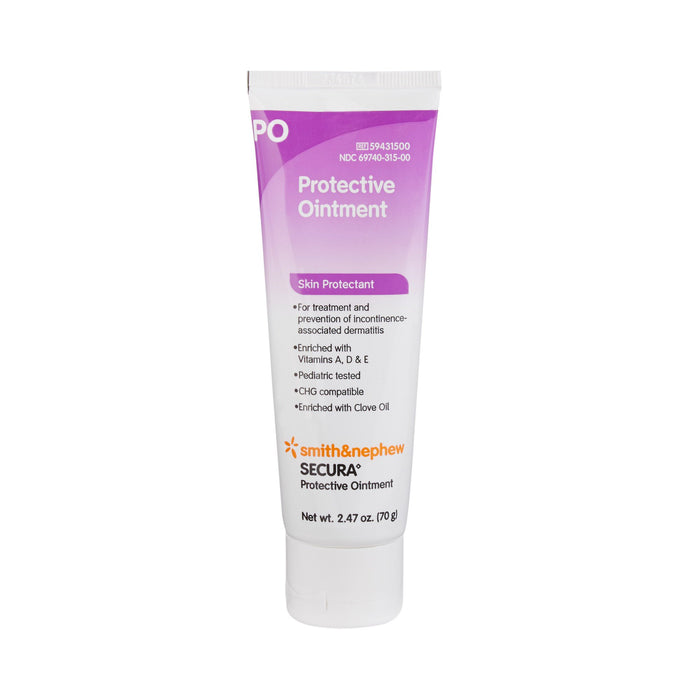 Smith & Nephew-59431500 Skin Protectant Secura 2.47 oz. Tube Scented Ointment