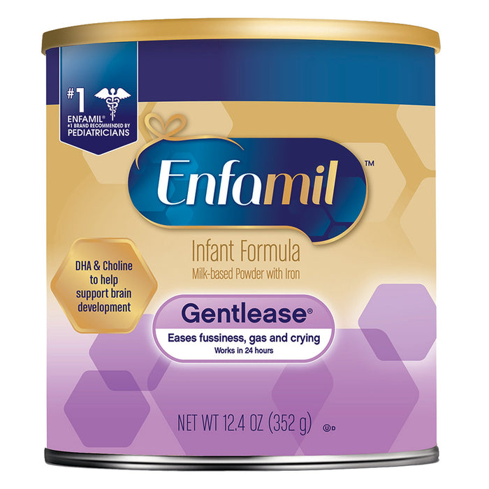 Mead Johnson-174101 Infant Formula Enfamil Gentlease 12.4 oz. Can Powder