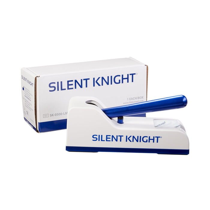 McKesson-SK-0500-LMP Pill Crusher Silent Knight Hand Operated Blue / White