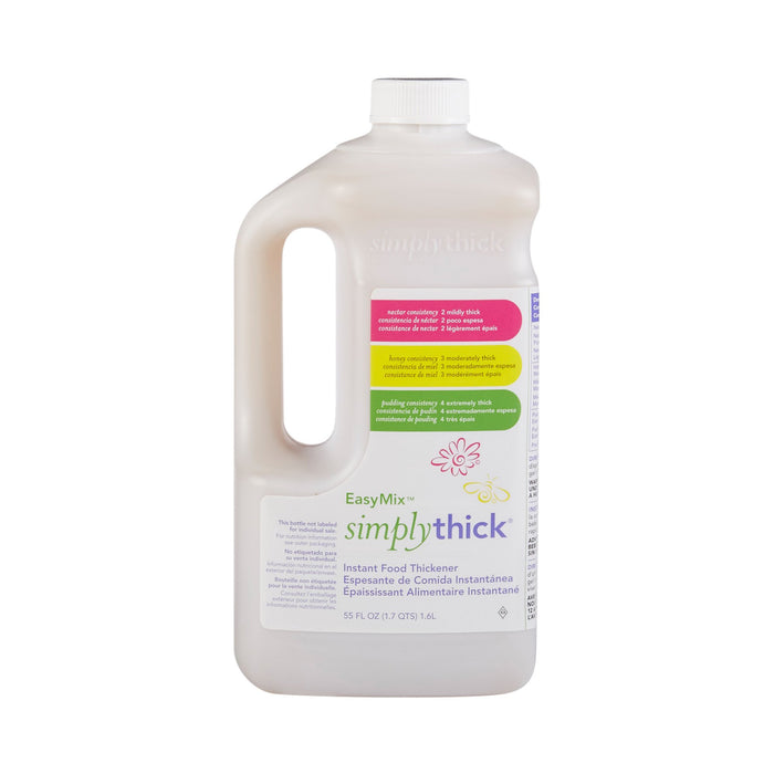 Simply Thick-ST2LBOTTLE Food and Beverage Thickener SimplyThick Easy Mix 1.6 Liter Pump Bottle Unflavored Gel Honey / Nectar / Pudding Consistency