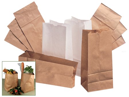 Lagasse-BAGGK4500 Grocery Bag General Brown Kraft Paper #4